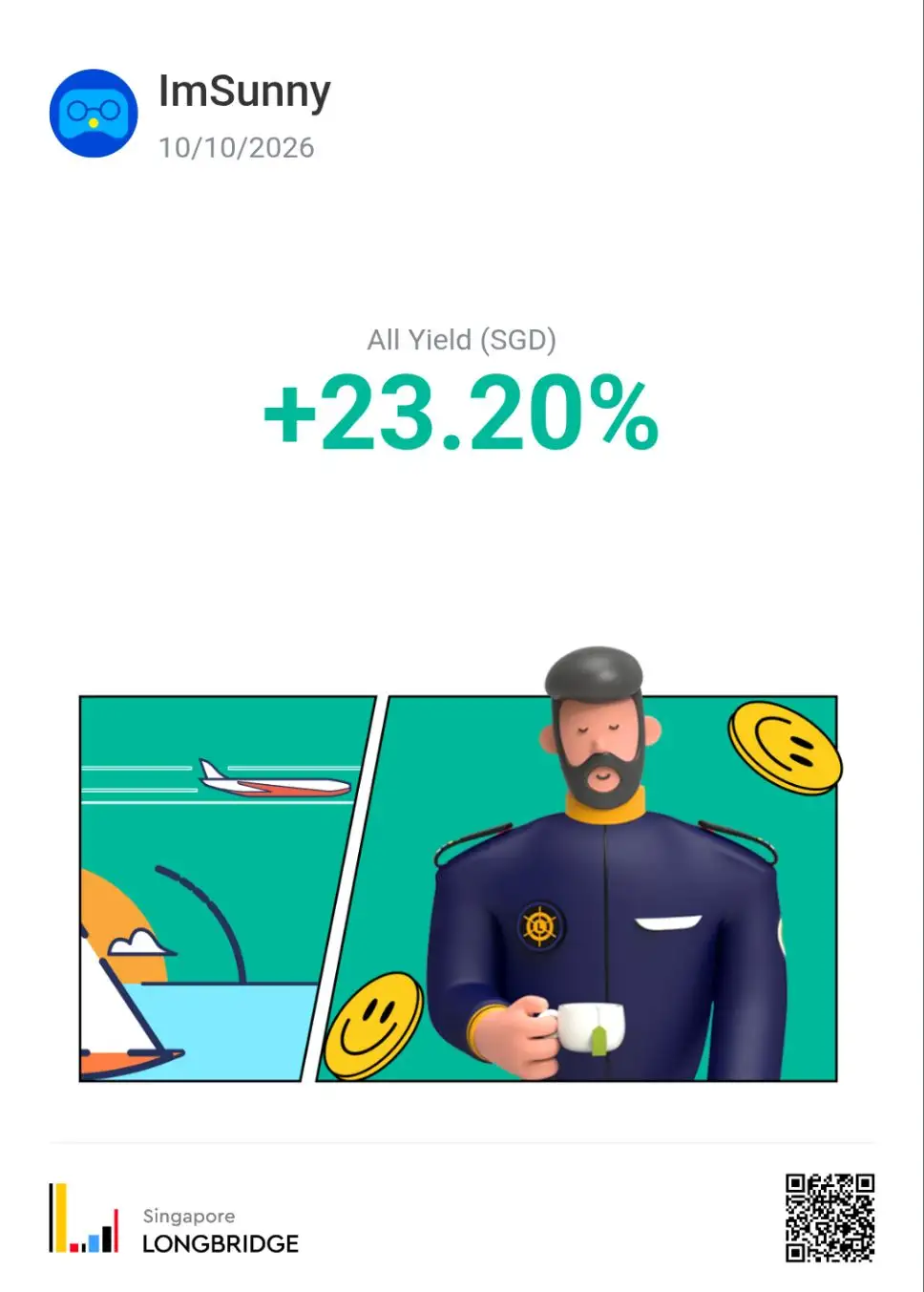 ImSunny 10/10/2026 All Yield (SGD) +23.20% S Singapore LONGBRIDGE