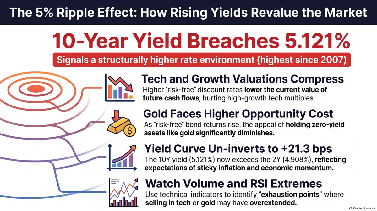 The 5% Ripple Effect: How Rising 】Yields Revalue the Market 10-Year Yield Breach