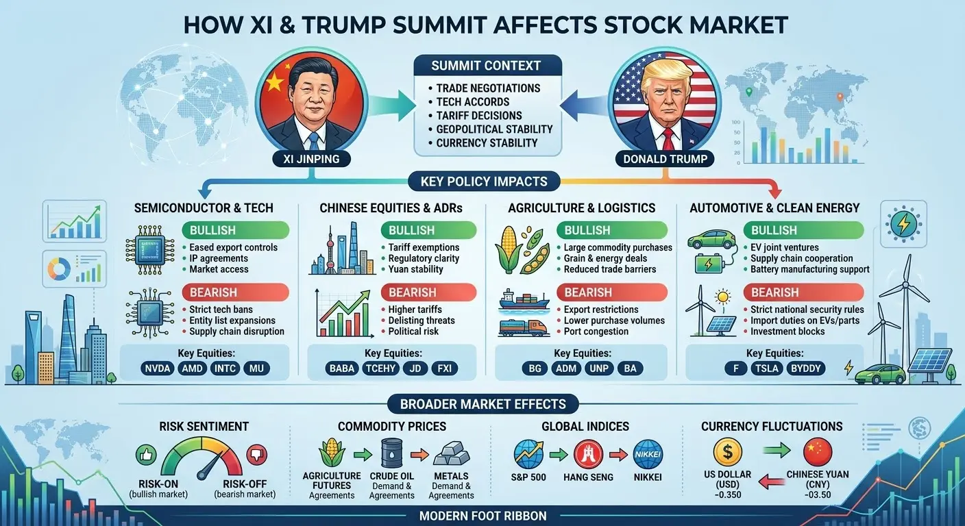 HOW XI & TRUMP SUMMIT AFFECTS STOCK MARKET SUMMIT CONTEXT ·TRADE NEGOTIATIONS ·T