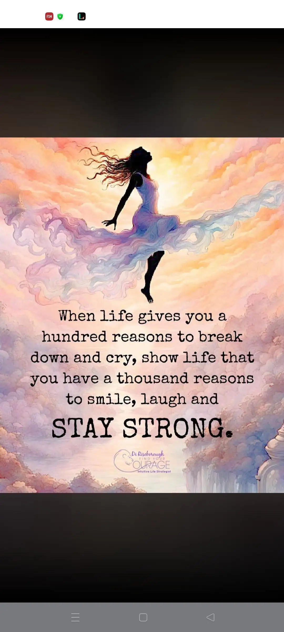 FSM L When life gives you a hundred reasons to break down and cry， show rlife th
