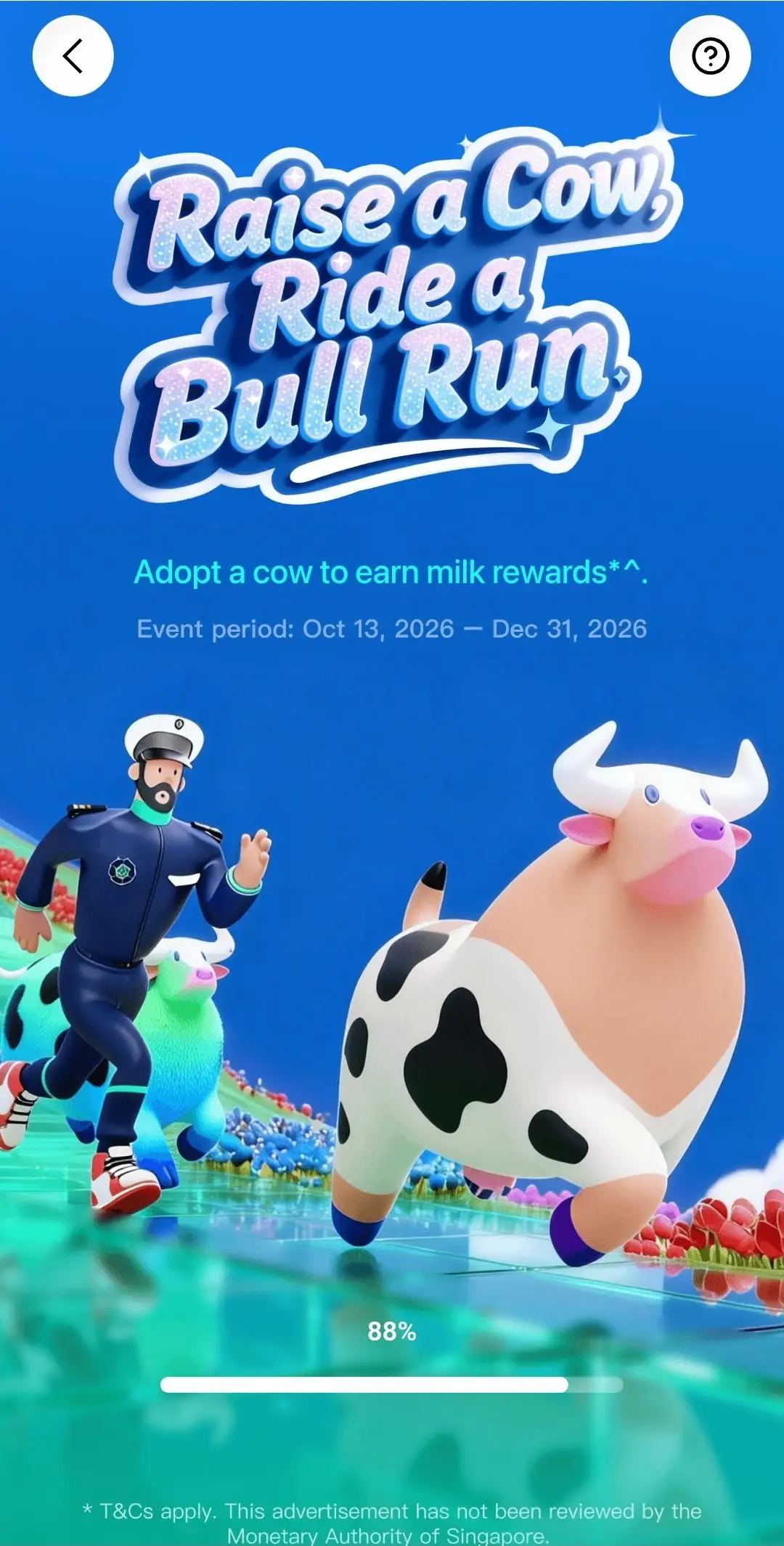 New event: Raise a Cow