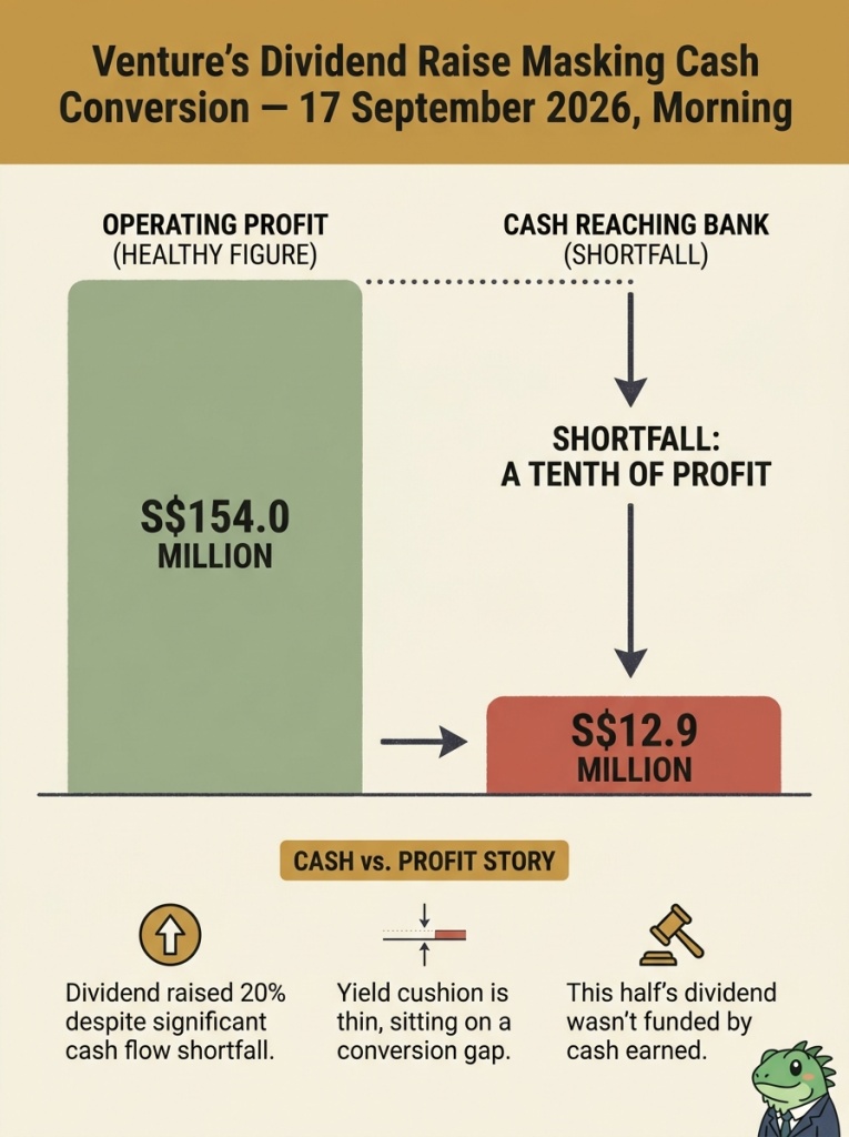Venture's Dividend Raise Masking Cash Conversion -17 September r2026. .Morning