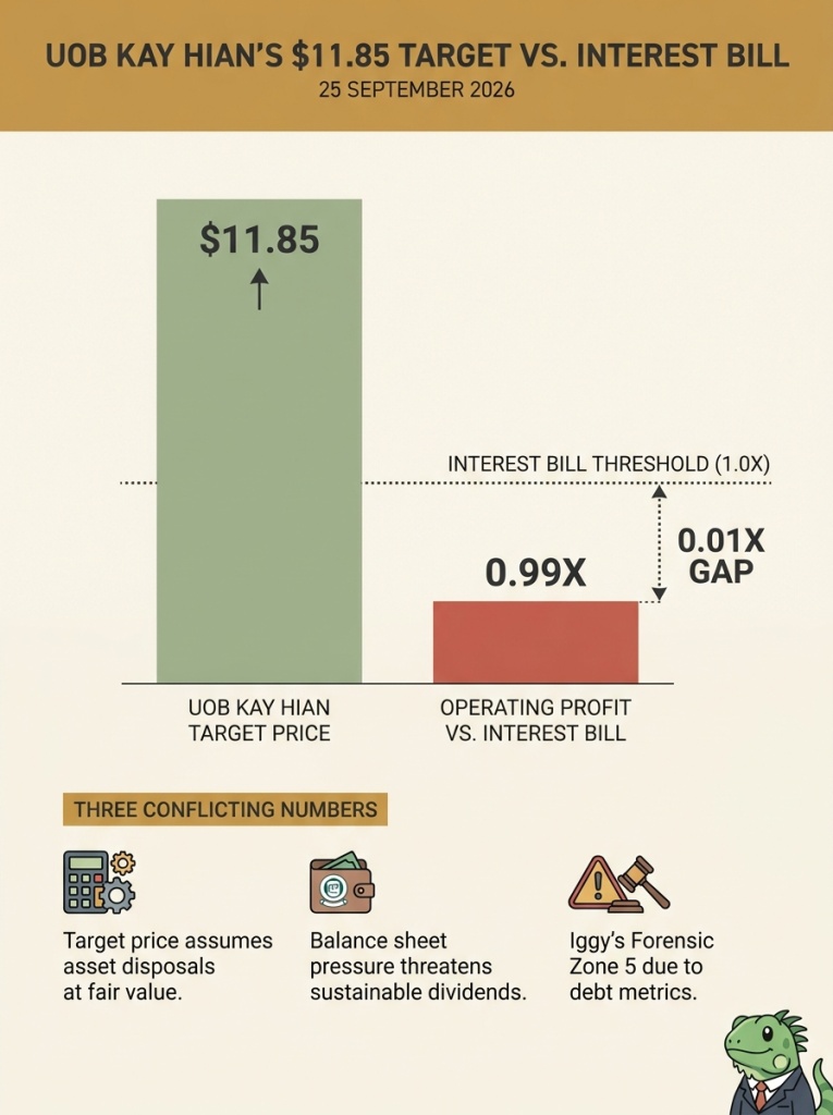 UOB KAY HIAN'S $11.85 TARGET VS. INTEREST BILL 25 SEPTEMBER 2026 $11.85 个 INTERE