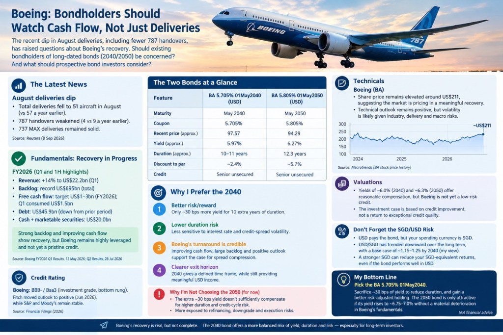 Boeing: Bondholders Should Watch Cash Flow, Not Just Deliveries BOEING The recen
